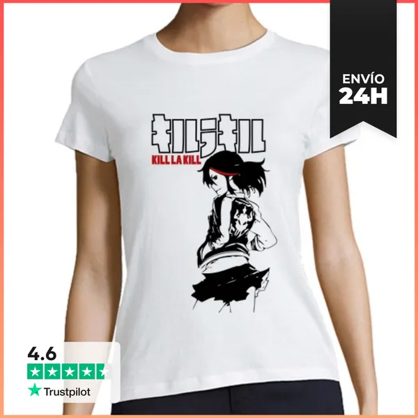 Camiseta Mujer Clásica Ryuuko Matoi - Matar A La Matanza