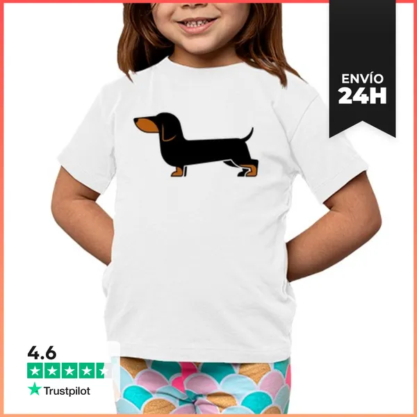 Camiseta Clásica Para Niños TECKEL LaTostadora