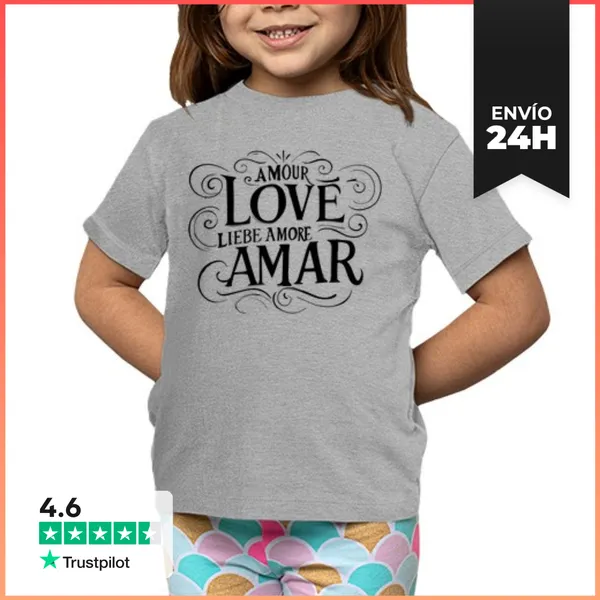 Camiseta Clásica Para Niños Amor LaTostadora