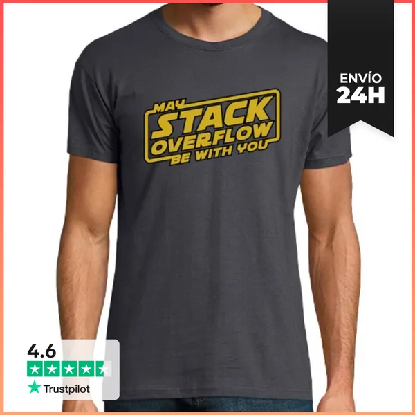 Camiseta Hombre Clásica Stack Overflow With You Revolutions
