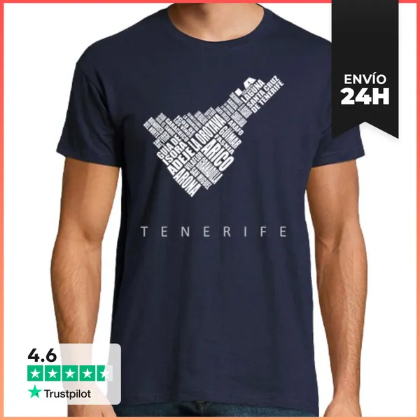 Camiseta Hombre Clásica Tenerife Color LaTostadora