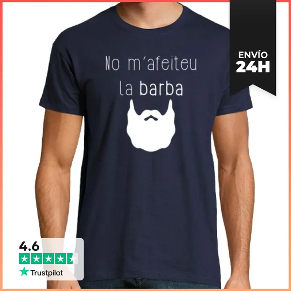 Camiseta Hombre Clásica Barba LaTostadora