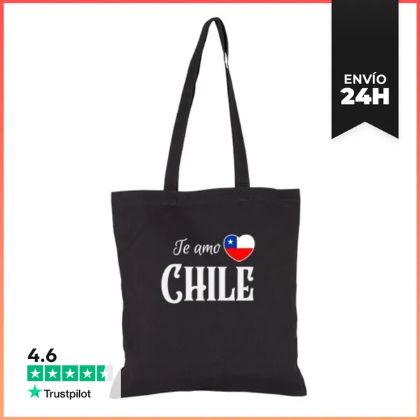 Bolsa De Tela Amo Chile, Orgullo Chileno LaTostadora