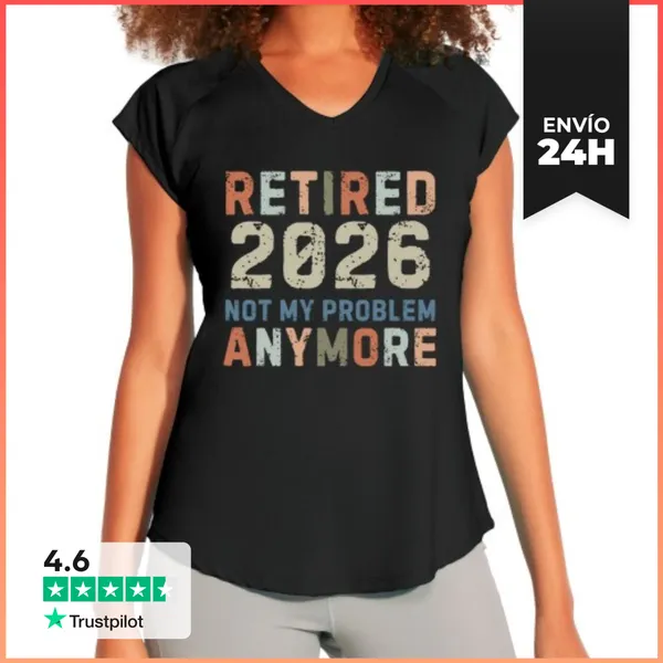 Camiseta Deportiva Mujer Jubilado 2026 LaTostadora
