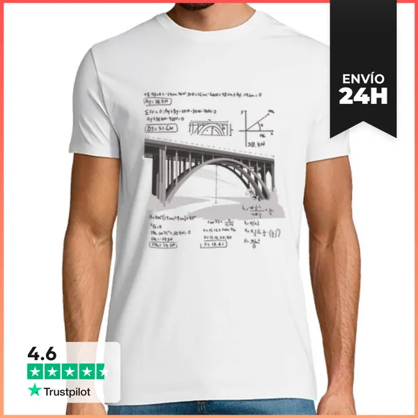 Camiseta Hombre Clásica Camiseta De Ingeniero De Puentes Y Minas,