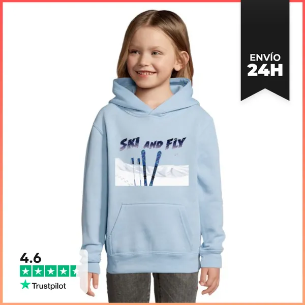 Sudadera Para Niños Con Capucha Ski And Fly 2 LaTostadora