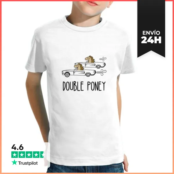 Camiseta Clásica Para Niños Doble Poni LaTostadora