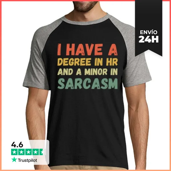 Camiseta Hombre, Estilo Béisbol Tengo Una Licenciatura En