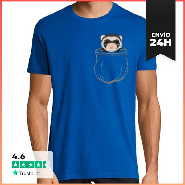 Camiseta Hombre Clásica Hurón LaTostadora