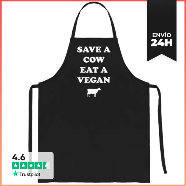 Delantal Save A Cow LaTostadora