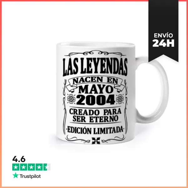 Taza Las Leyendas De Mayo De 2004 LaTostadora