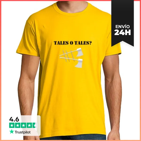 Camiseta Hombre Clásica Tales O Tales LaTostadora