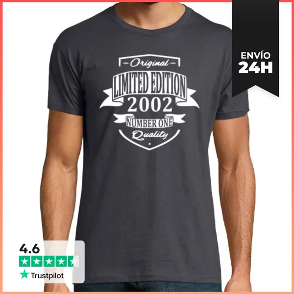 Camiseta Hombre Clásica Edición Limitada 2002 LaTostadora