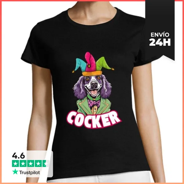 Camiseta Mujer Clásica Cocker LaTostadora