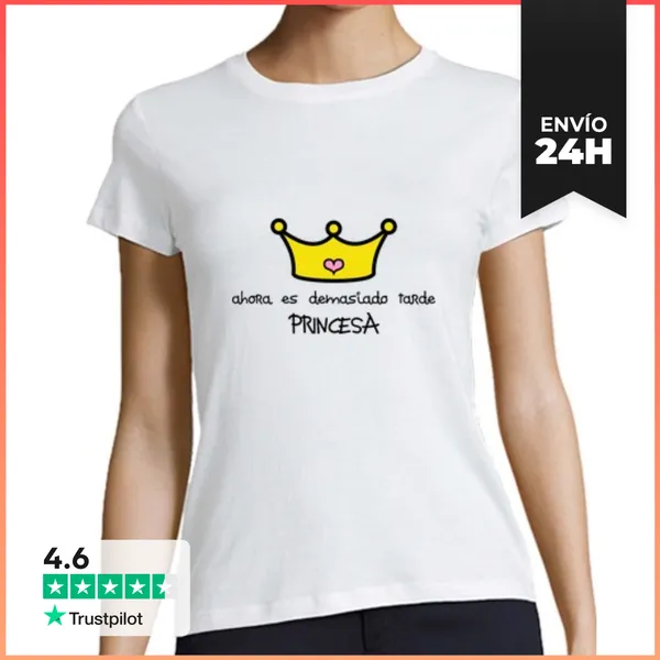 Camiseta Mujer Clásica Princesa 2 LaTostadora