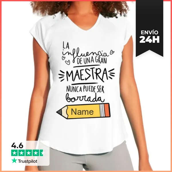 Camiseta Deportiva Mujer La Maestra LaTostadora