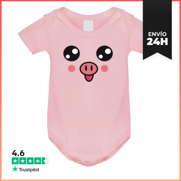 Body Bebé Carita Cerdito LaTostadora