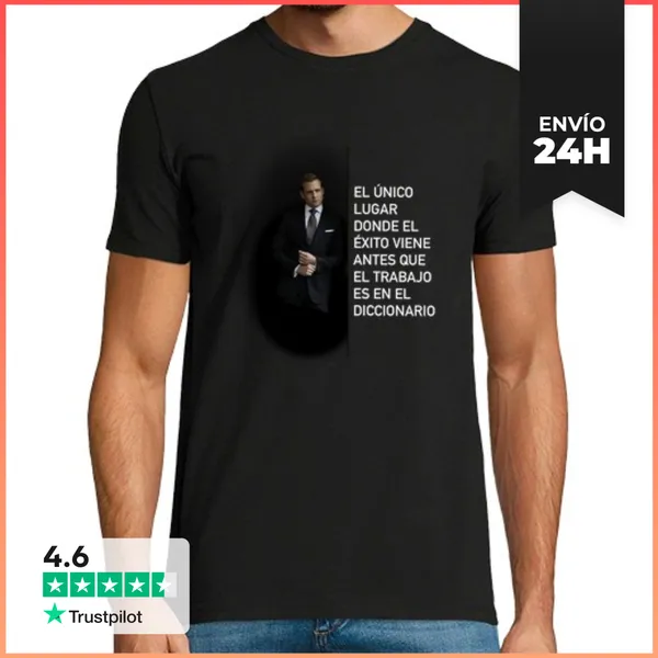 Camiseta Hombre Clásica Harvey Specter Motivación LaTostadora