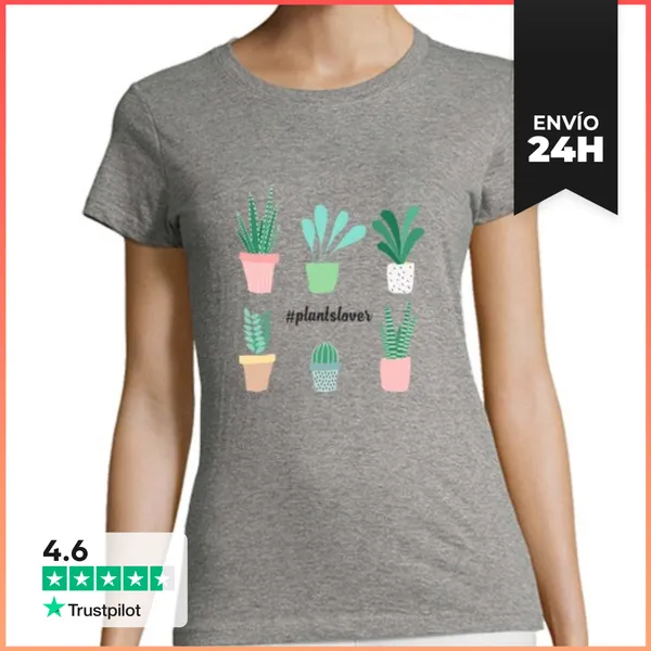 Camiseta Mujer Clásica Plantslover LaTostadora