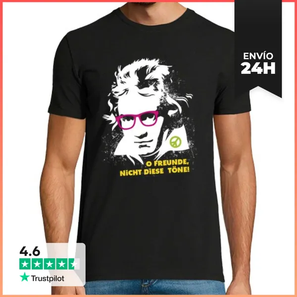 Camiseta Hombre Clásica Novena Beethoven LaTostadora