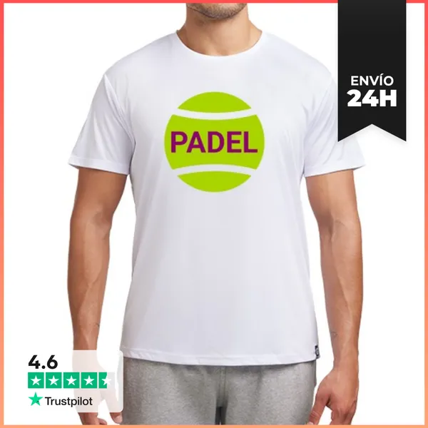 Camiseta Deportiva Hombre Padel Pelota LaTostadora