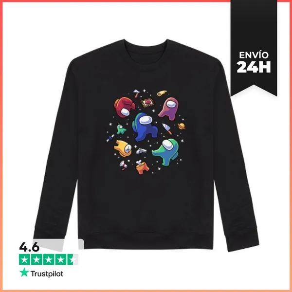 Sudadera Unisex Impostors In Space - Among Us Crewmates