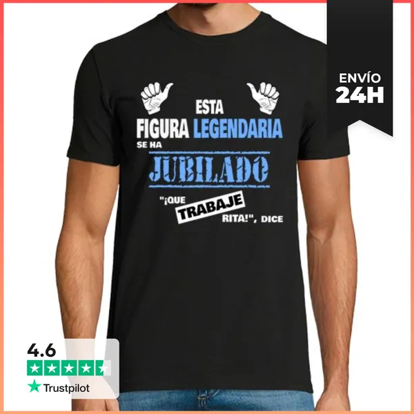 Camiseta Hombre Clásica Regalo Gracioso Jubilacion Jubilado