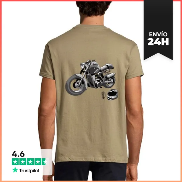 Camiseta Hombre Clásica Mototopo LaTostadora