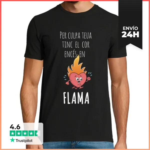 Camiseta Hombre Clásica Xiqueta Meua Camiseta De Falles UNISEX