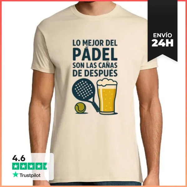 Camiseta Hombre Clásica Padel LaTostadora