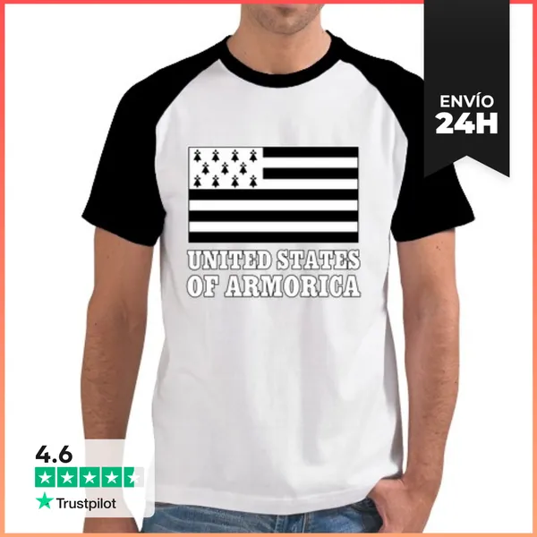 Camiseta Hombre, Estilo Béisbol Gwenn Ha - Camisa Del Béisbol De