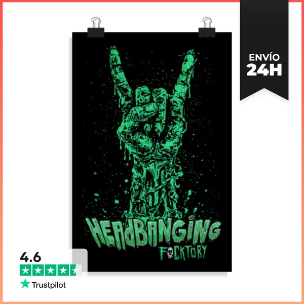 Póster Vertical Green Horns LaTostadora