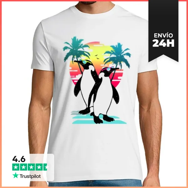 Camiseta Hombre Clásica Vacaciones De Verano LaTostadora