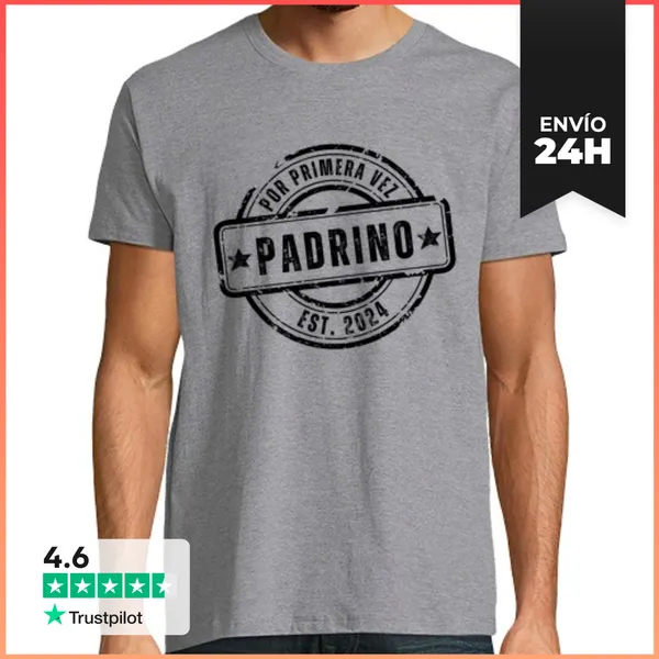 Camiseta Hombre Clásica Padrino Regalo LaTostadora
