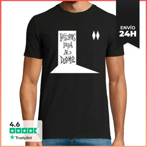 Camiseta Hombre Clásica Historias Para No Dormir LaTostadora