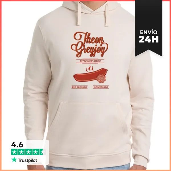 Sudadera Unisex Con Capucha Theon Greyjoy Butcher Shop