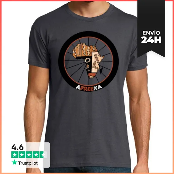 Camiseta Hombre Clásica Hombre, Manga Corta, Gris Ratón, Calidad