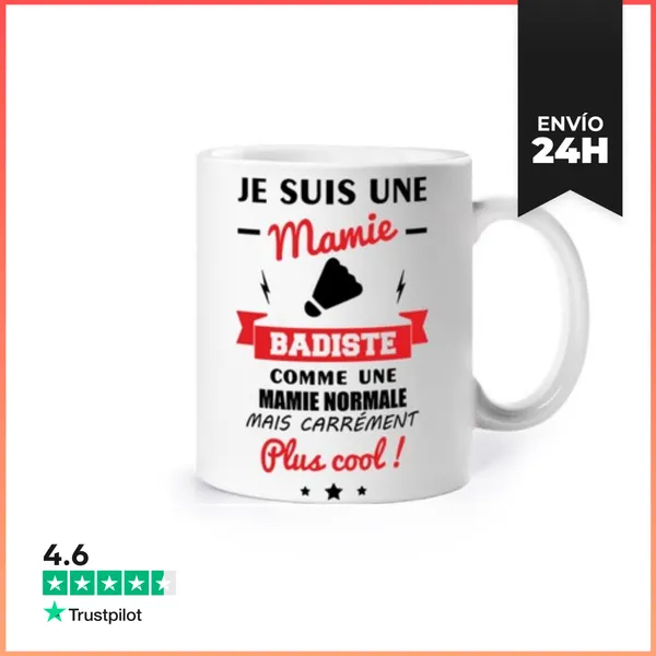 Taza Abuela Bádminton Regalo Deporte LaTostadora