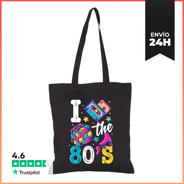 Bolsa De Tela Ropa De Los 80 Suministros Para Fiestas De Los 80