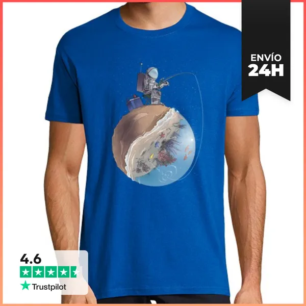 Camiseta Hombre Clásica Take It Fishey LaTostadora