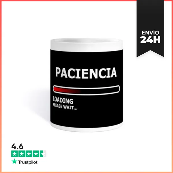 Taza Cargando Paciencia LaTostadora
