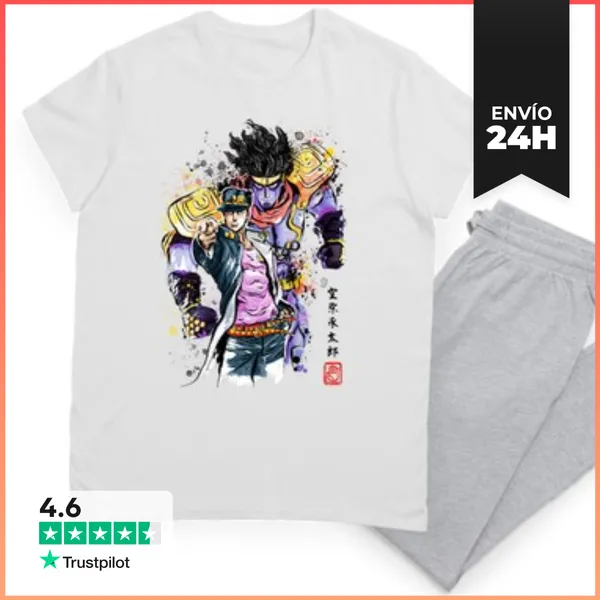 Pijama Bizarre Adventure Watercolor LaTostadora