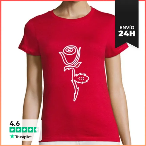 Camiseta Mujer Clásica Rosa LaTostadora