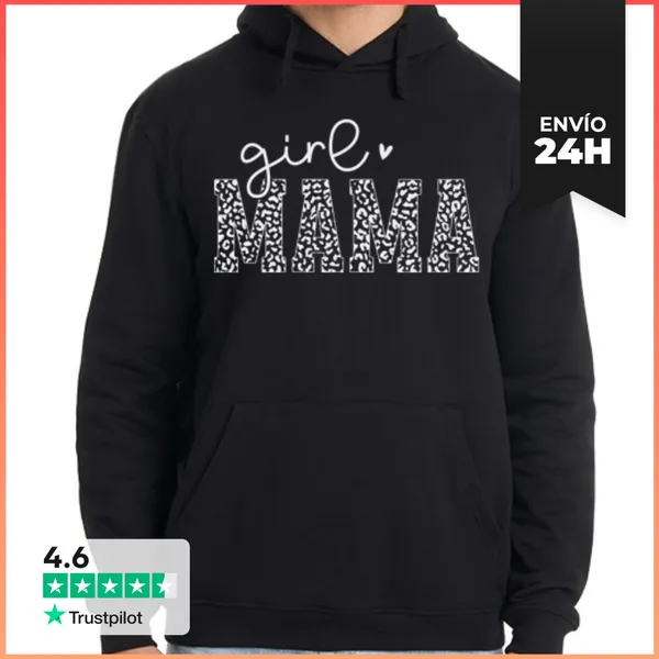 Sudadera Unisex Con Capucha GIRL MAMA LaTostadora