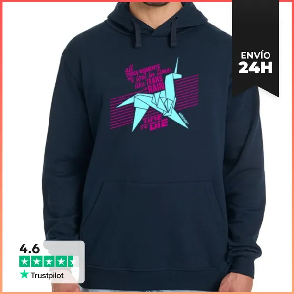 Sudadera Unisex Con Capucha Blade Runner - Time To Die