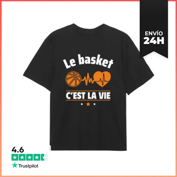 Camiseta Oversize El Baloncesto Es Vida Baloncesto LaTostadora