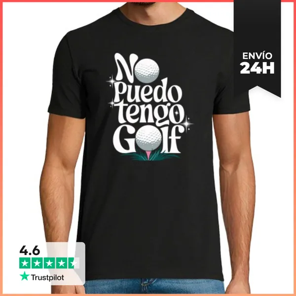 Camiseta Hombre Clásica No Puedo Tengo Golf LaTostadora