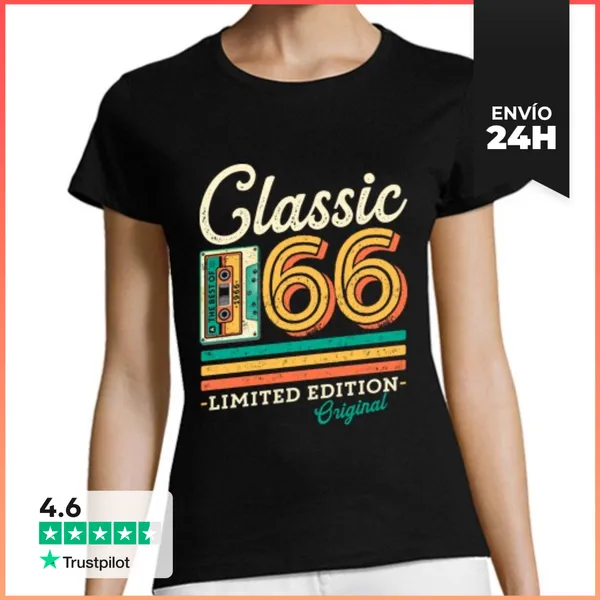 Camiseta Mujer Clásica Classic 1966 LaTostadora