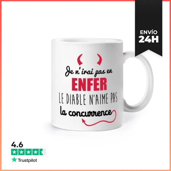 Taza No En El Infierno Diablo LaTostadora