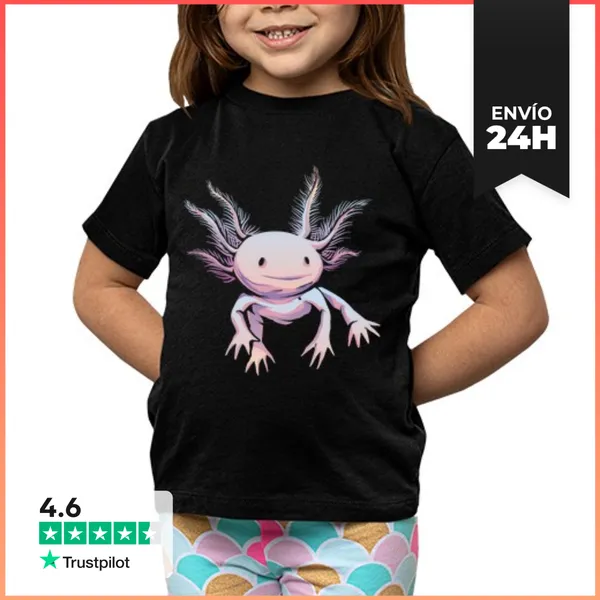 Camiseta Clásica Para Niños Ajolote LaTostadora